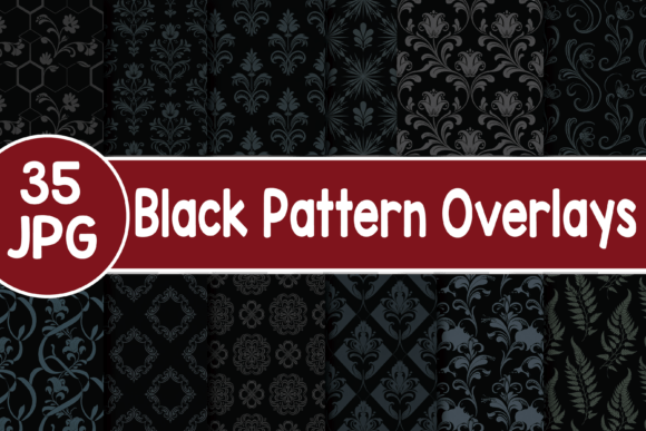 Download 35 Black Pattern Overlay Illustration - Premium Resources
