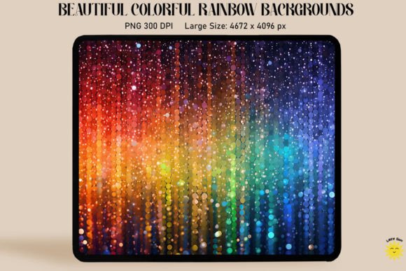 Download Beautiful Rainbow Color Art Backgrounds - Background Collection